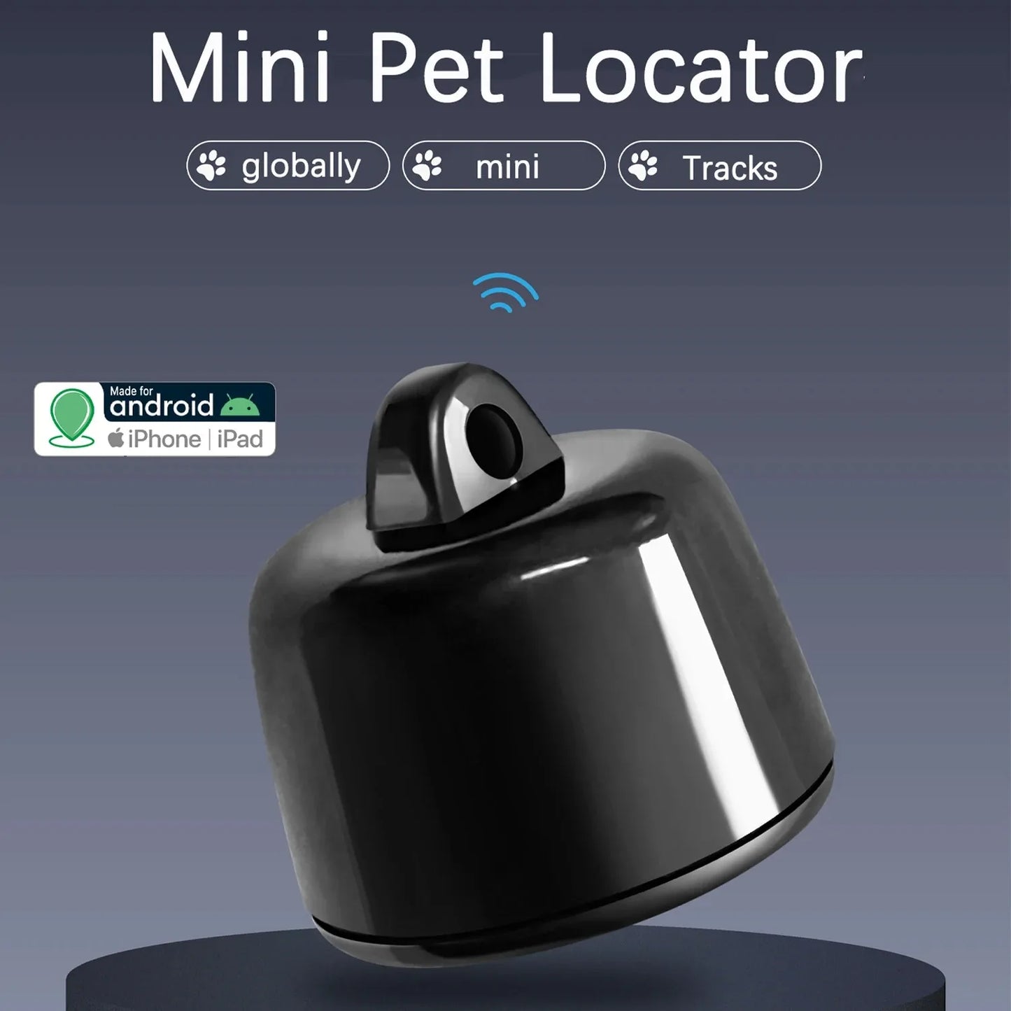 Mini Pets Global Locator Compatible with Android ISO System For birds and dogs and cats View 3 days of movement GPS Tracker