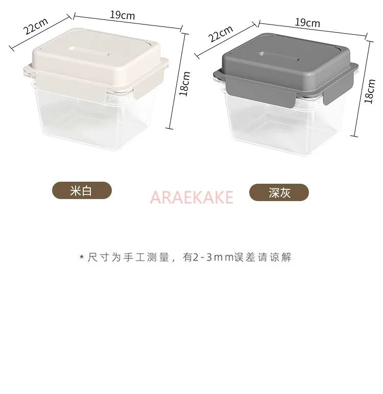 Dog food storage bucket, cat food sealed bucket, flip cover moisture-proof storage bucket, pet food sealed cat food can, househo