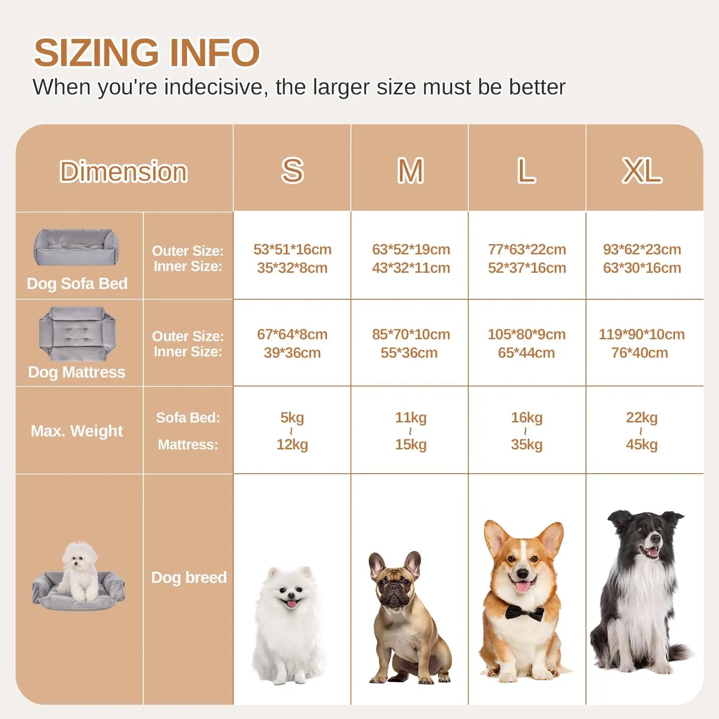 4-in-1 Transformable Pet Bed - Flannel Sofa & Mattress for Small/Medium/Large Dogs & Cats, Washable Grey