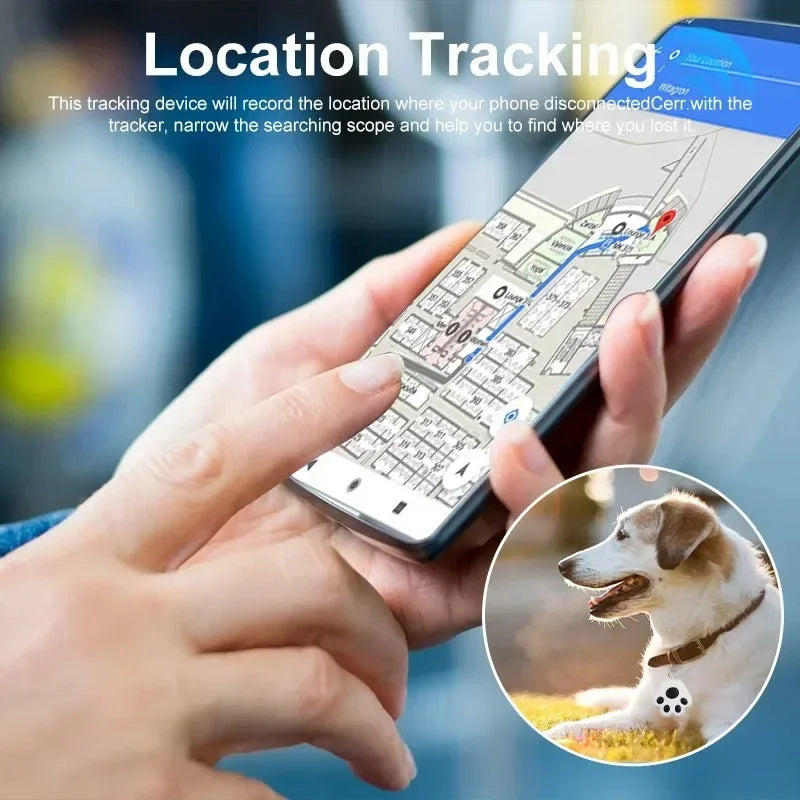 Mini Pet Anti-lost Smart GPS Tracker Key Kids Bag Finder Dog Cat Pet for IOS/ Android Locator Bluetooth Tracker Device Reminder