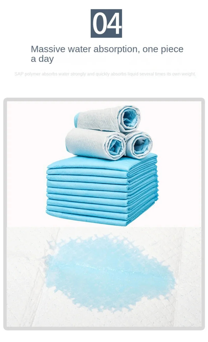 100/50/40/25PCS High Absorbent Thick Dogs Diapers Disposable Puppy Training Pee Pads Quick Dry Surface Mat Clean Cushion 배변패드