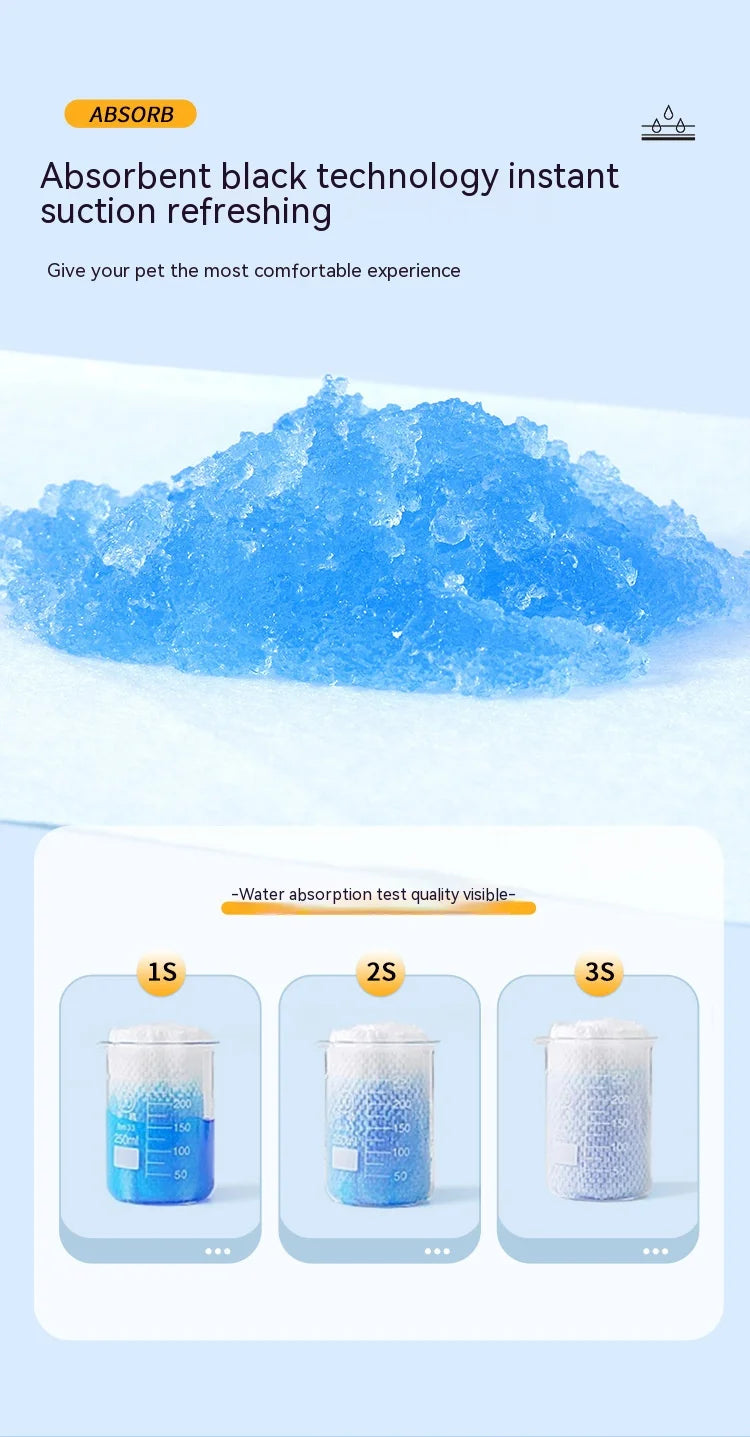 Pet Disposable Pee Paper Dog Pee Pad Suction Diaper Diaper Deodorization Pet Cat Training Toilet Supplies, Cleaning Accessories