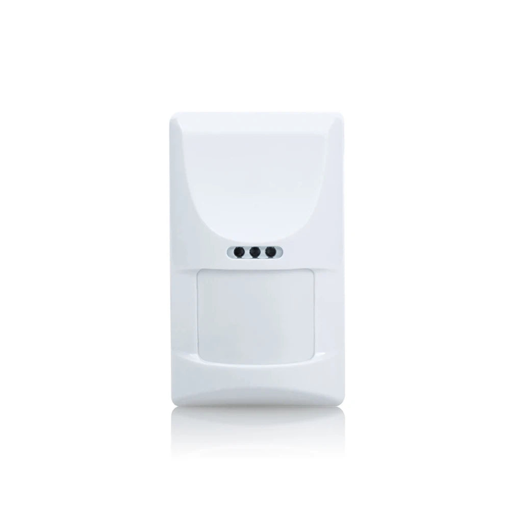 Indoor PIR Microwave Dual Technology Pet Immune PIR Motion Sensor Anti Theft Burglar Alarm Detector with Anti-tamper Switch