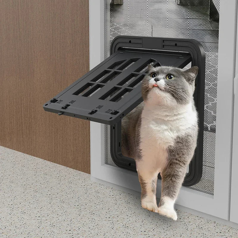 Dog Screen Door Large Dogs Pet Supplies Magnetic Insect Screen Door for Dog Magnetic Screen Automatic Closing Doors