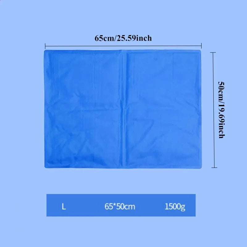 New Pet Ice Bed Mats Cushion Dogs Cats Summer Cooler Sleeping Pad Wear-resistant Heat Relief Cooling Sponge Gel Pet Supplies