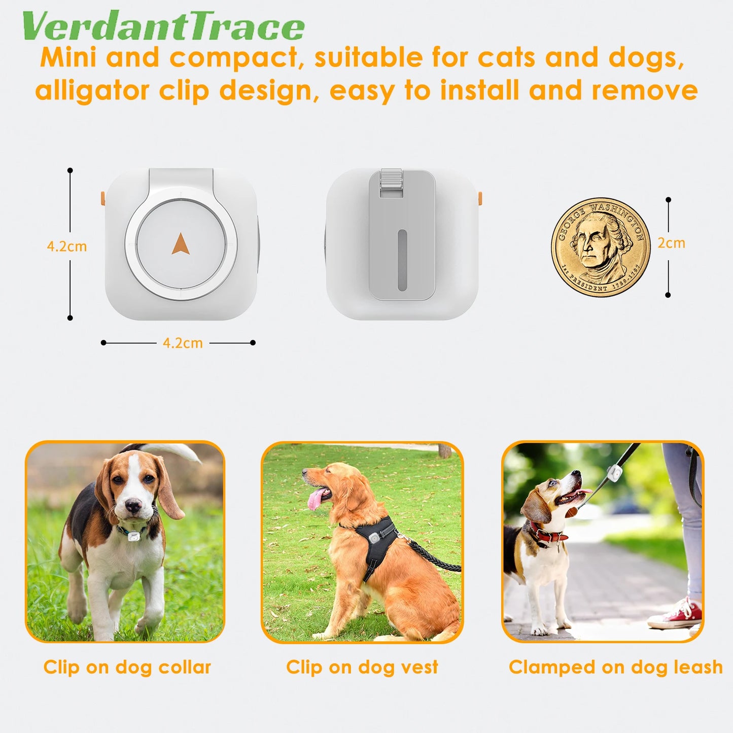4G GPS Tracker Dog Cat IP67 Waterproof Pet Tracker Geo-fence Dog Collar Monitor Real Time GPS Sports Tracking Health Monitoring