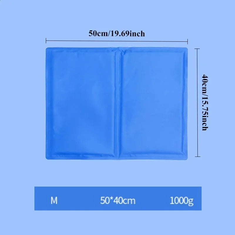 New Pet Ice Bed Mats Cushion Dogs Cats Summer Cooler Sleeping Pad Wear-resistant Heat Relief Cooling Sponge Gel Pet Supplies