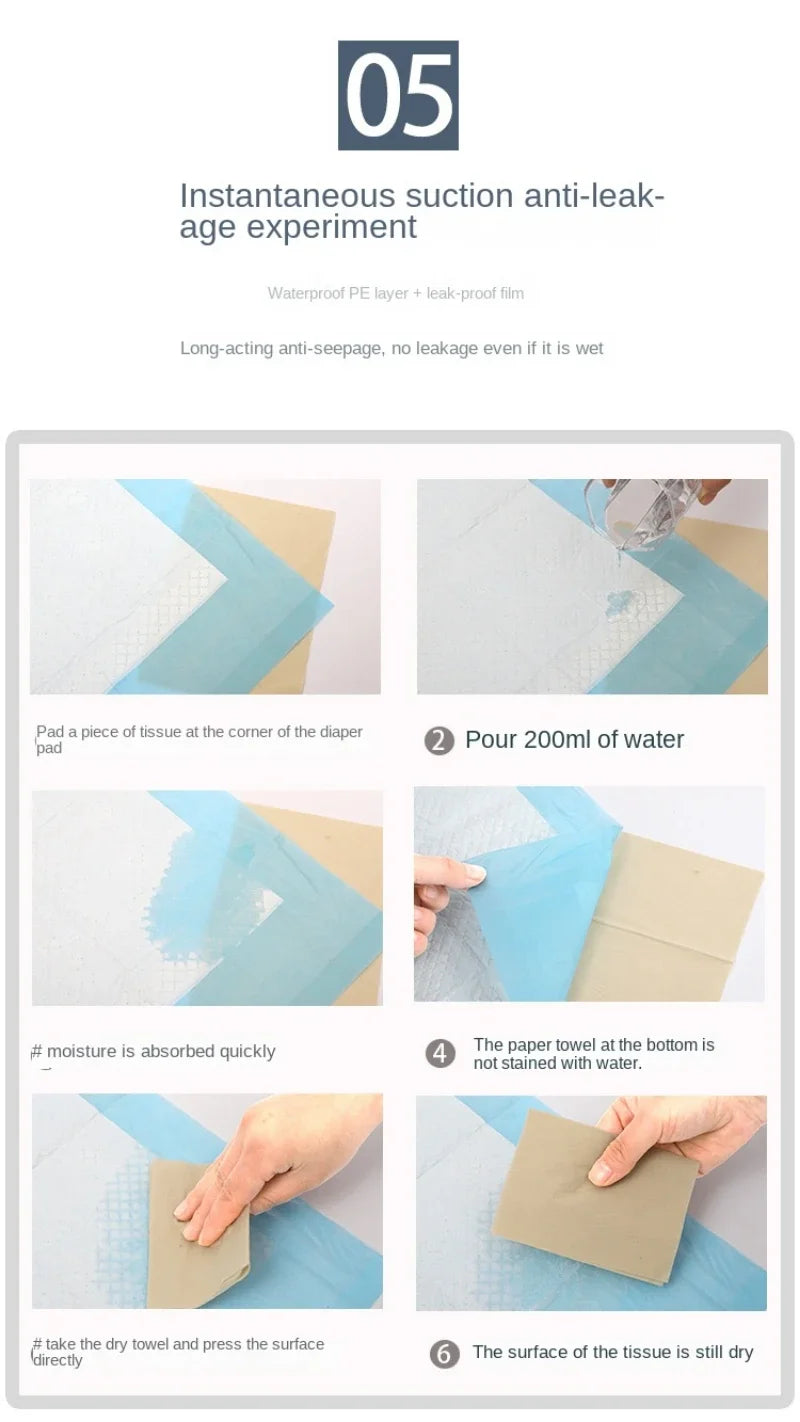 100/50/40/25PCS High Absorbent Thick Dogs Diapers Disposable Puppy Training Pee Pads Quick Dry Surface Mat Clean Cushion 배변패드