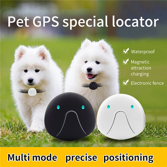 2G GPS & WiFi Pet Tracker Anti-Lost Smart Collar for Dogs/Cats with Real-Time Location Tracking Pet Activity Monitor Tracking