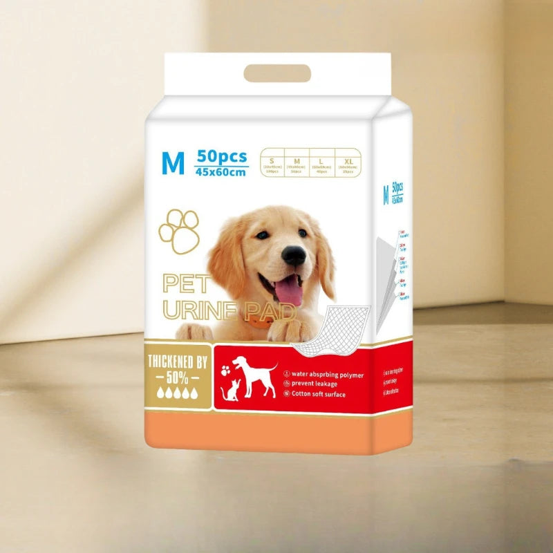 100/50/40/25PCS High Absorbent Thick Dogs Diapers Disposable Puppy Training Pee Pads Quick Dry Surface Mat Clean Cushion 배변패드