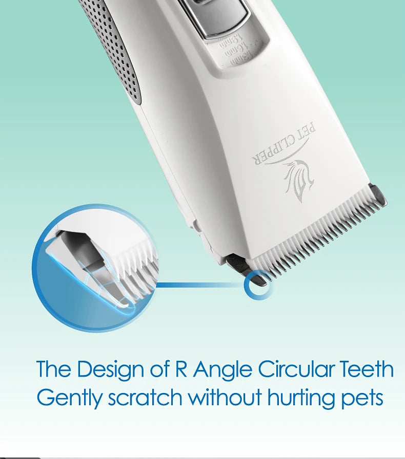 Fenice Electrical Pet Clipper Machine Dog Hair Clippers Grooming Animals Haircut Trimmer Shaver Set Pets Cordless Rechargeable