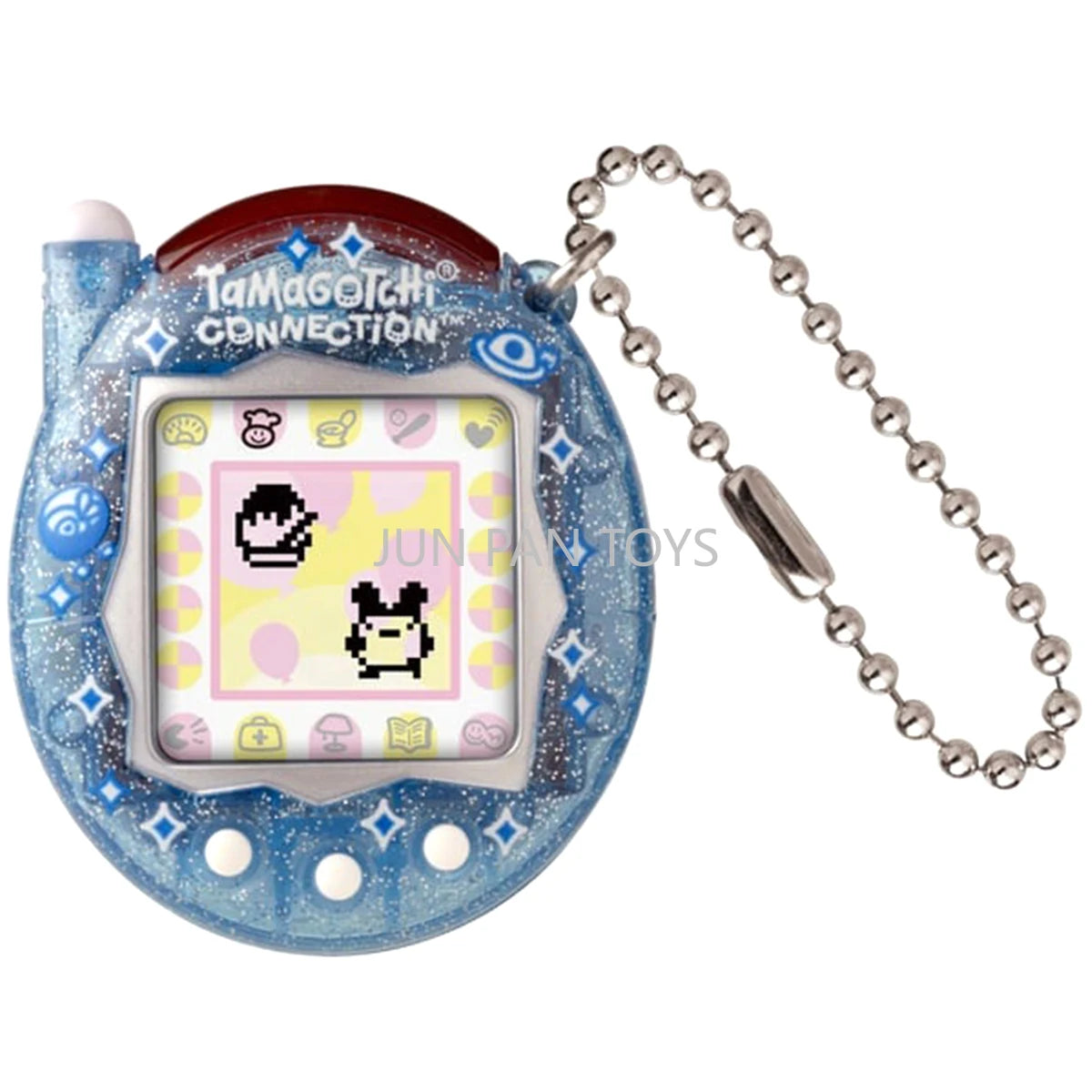 Original Tamagotchi Connection Electronic Pet Model Soda Flower Pink Light Blue Virtual Pet Game Console Birthday Gift Girls Toy