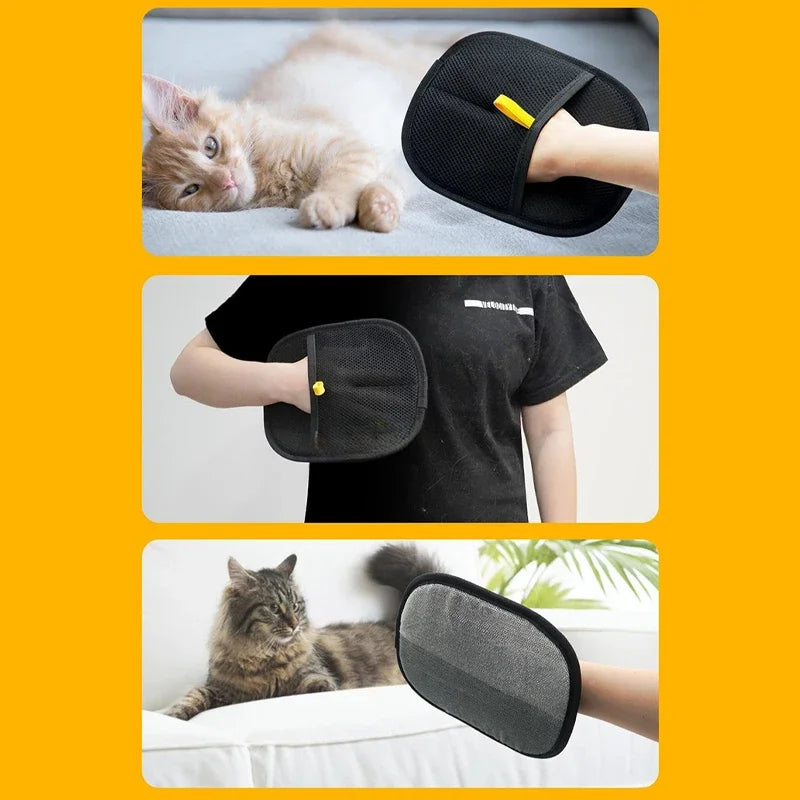 New Pet Grooming Gloves Electrostatic Cleaning Brush Pet Hair Removal Brush To Remove Sofa Carpet Clothing Dog And Cat Hair