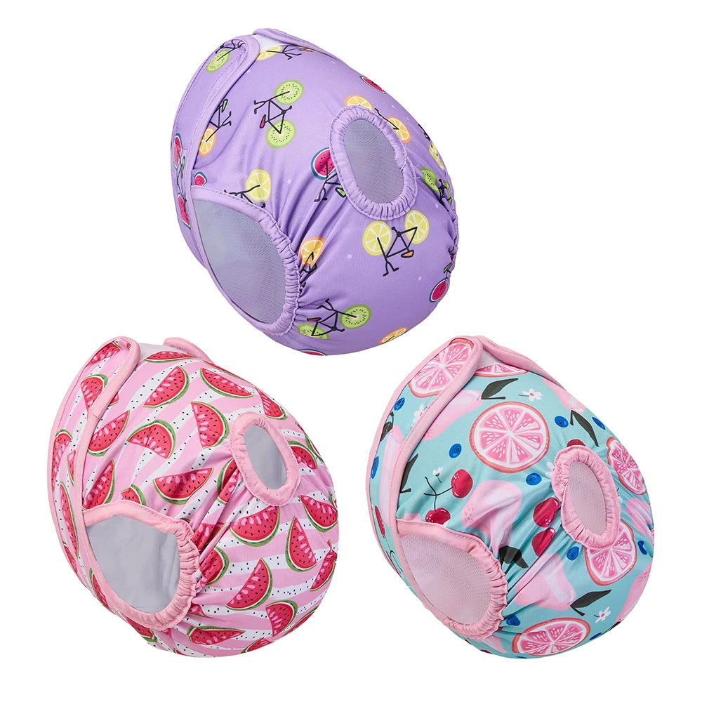Voltsify 3-Pack Reusable Pet Nappies Dog Training Pee Pads For Cats Dog Quick-dry