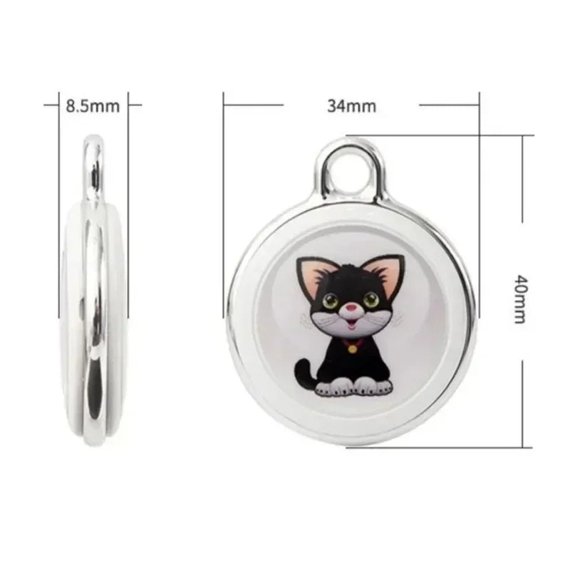 New AirTag Dog Collar Tracker, Anti-Lost GPS Mini Smart Pet Locator, Find My Pet Bluetooth Activity Tracker for Dogs Cats