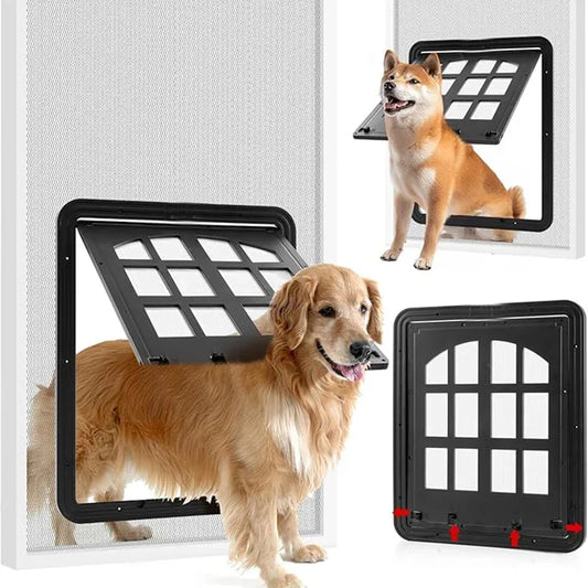 Dog Screen Door Large Dogs Pet Supplies Magnetic Insect Screen Door for Dog Magnetic Screen Automatic Closing Doors