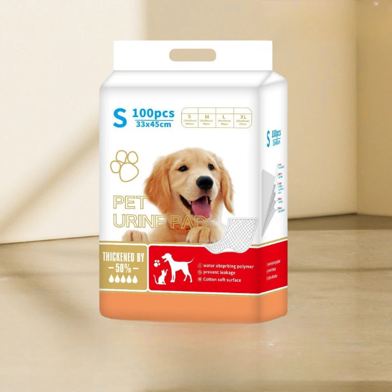 100/50/40/25PCS High Absorbent Thick Dogs Diapers Disposable Puppy Training Pee Pads Quick Dry Surface Mat Clean Cushion 배변패드
