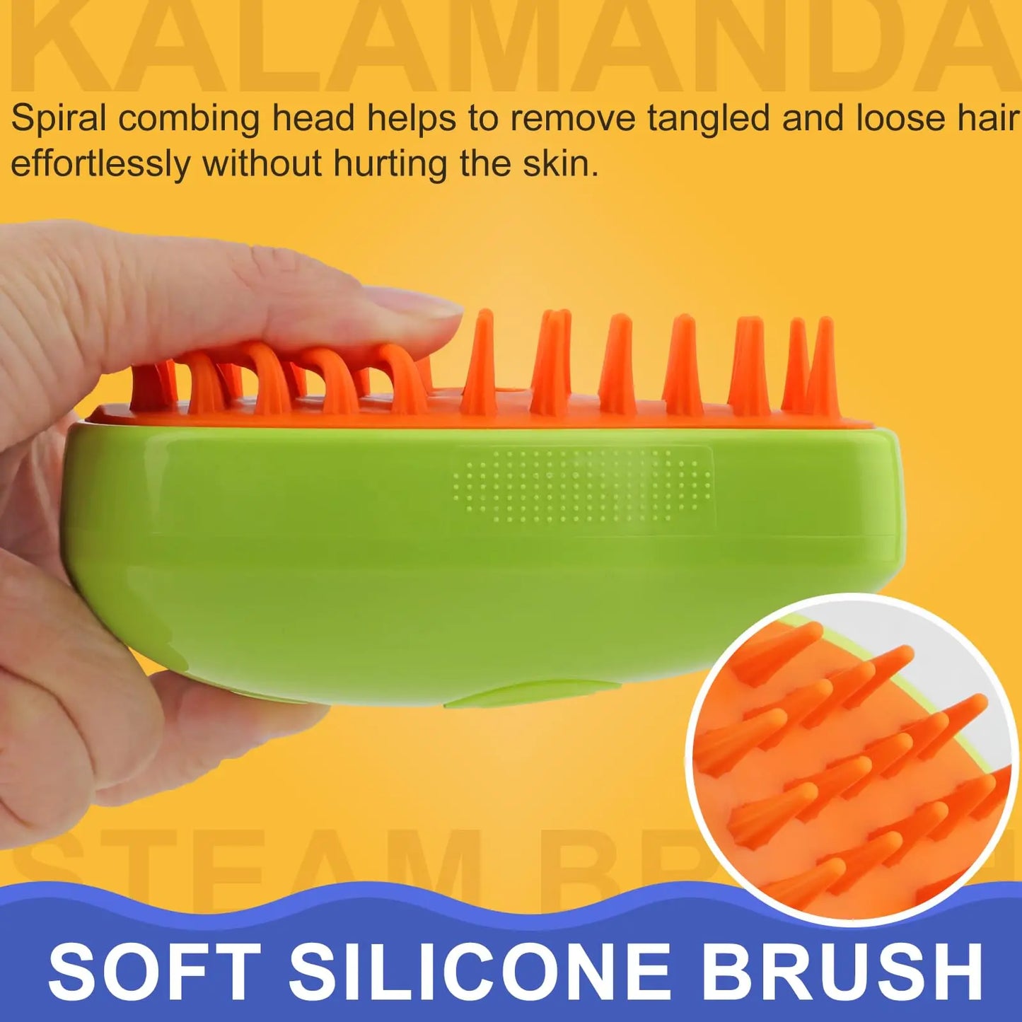 3-in-1 Steamy Brush for Pet Cat Dog Grooming Accessories Electric Brushes for Hair Cleaning Massage Comb Cat Dog Stuff Supplies