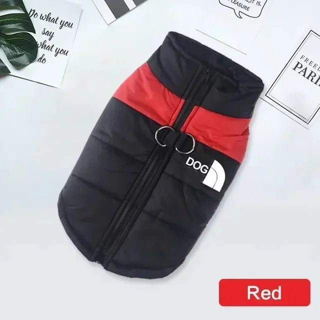 Waterproof Warm Dog Clothing for Small Medium Big Dogs Clothes Pet Coat Winter VThe OutfitJacket Dogest Padded Zipper
