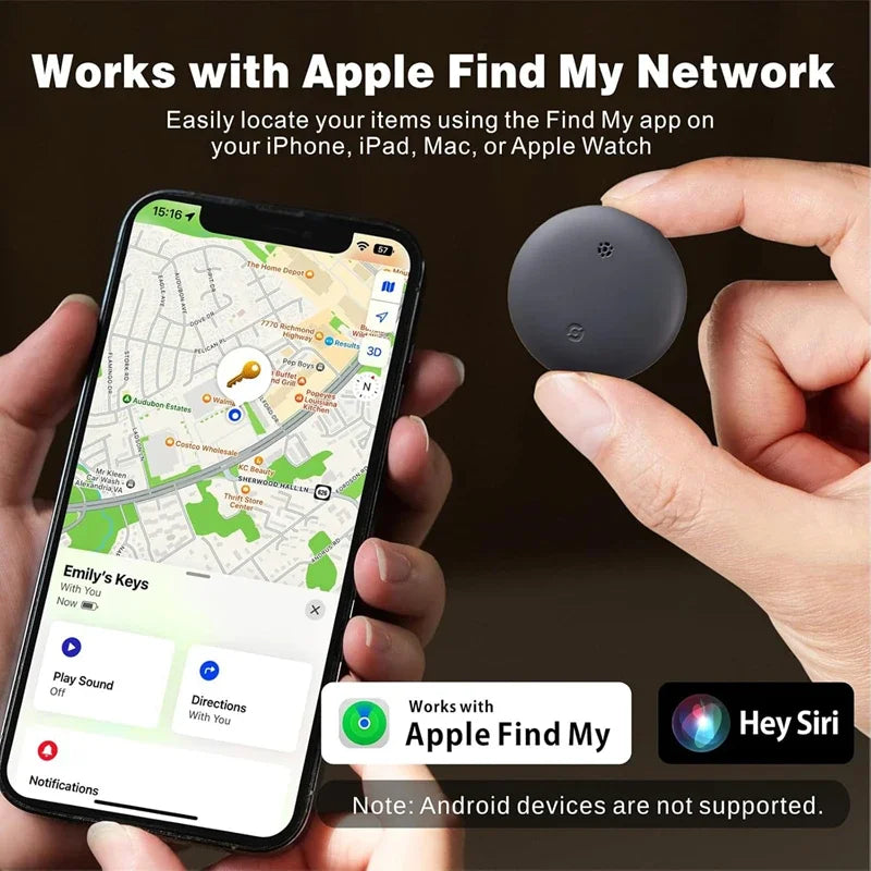 Xiaomi Mini Air Tag Bluetooth GPS Pet Trackers Work With Apple Find My Global Positioning Smart Tracker For Apple iOS System