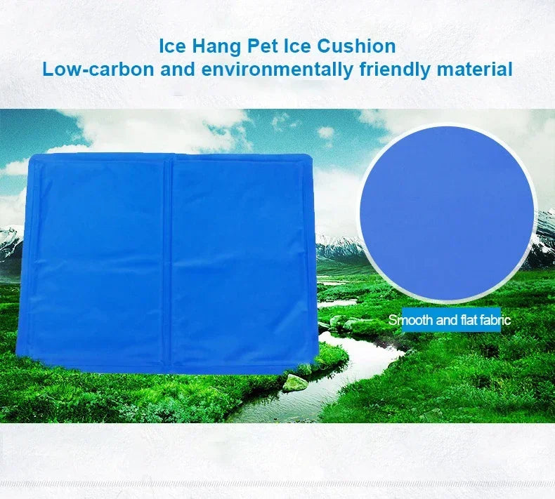 New Pet Ice Bed Mats Cushion Dogs Cats Summer Cooler Sleeping Pad Wear-resistant Heat Relief Cooling Sponge Gel Pet Supplies