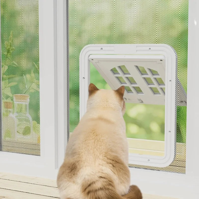 Magnetic Insect Screen Door for Dog Pet Supplies Dog Screen Door Large Dogs Magnetic Screen Automatic Closing Doors