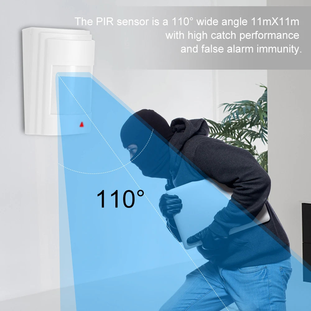 Anti-Pet PIR Motion Sensor Wired Alarm Dual Infrared Detector Pet Immune For Home Burglar Security Alarm System