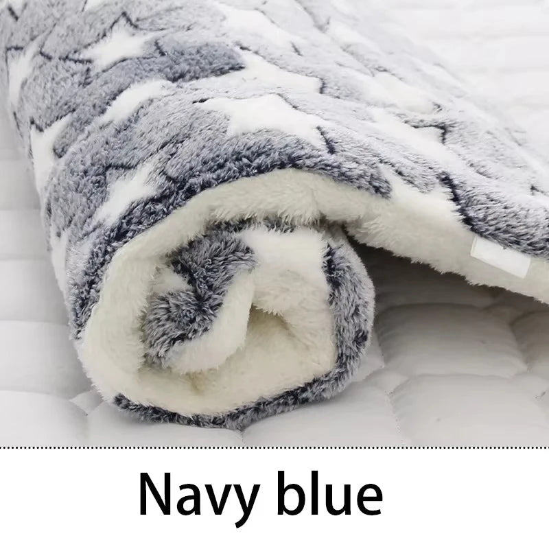 KEMORELA Flannel Pet Sleeping Mat Dog Bed Cat Litter Puppy Bed Dog SofaMattress Cushion for Small Large Dog Blanket Pet Supplies