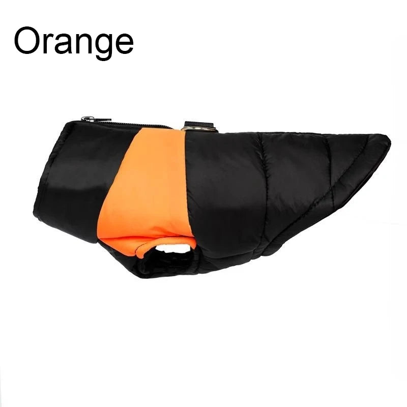 Waterproof Pet Dog Puppy Vest Jacket Winter Warm Dog Clothes Waterproof Pet Vest Zipper Jacket Coat For Small Medium Large Dogs
