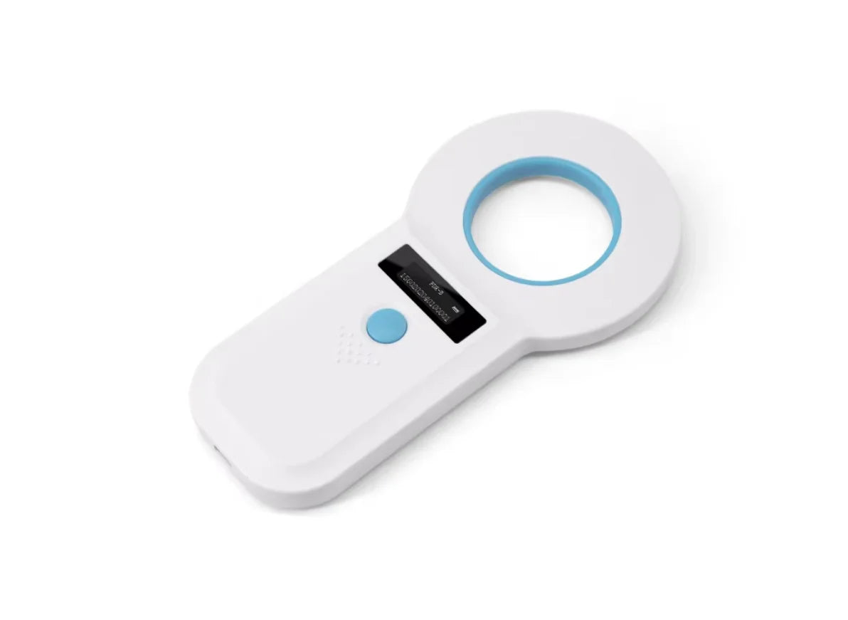 Bluetooth Microchip Reader Chip Portable OLED Pet Scanner 134.2khz Pet iD Scanner For Rabbit Cattle Cat Dog