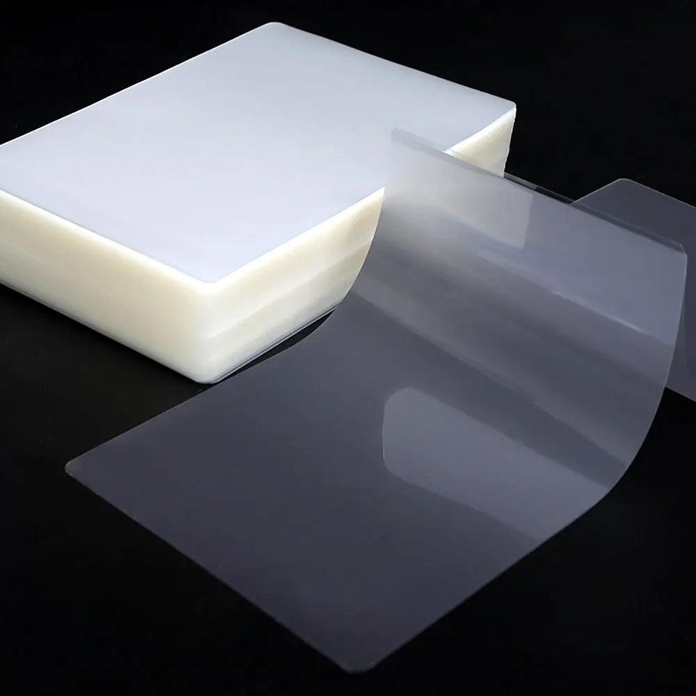 For Fun 3/4/5/6 Inch 100 Sheets 60 Mic Thermal Laminating Film PET Plastic Film For Photo/Card/Picture Hot Laminator Film