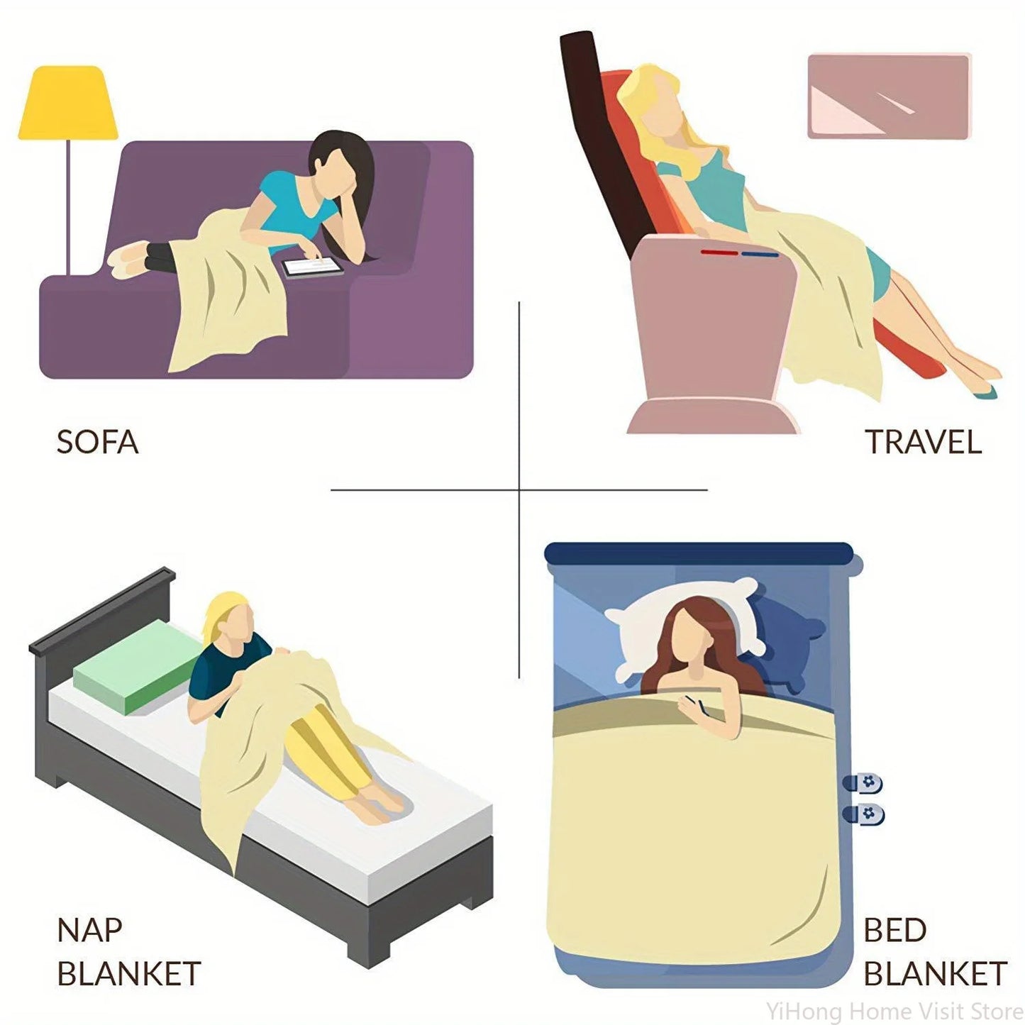 Custom Name Personalized Blanket Disney Stitch Printed Blanket for Sofa Bed Cover Blanket Suitable for Birthday Souvenir Gifts