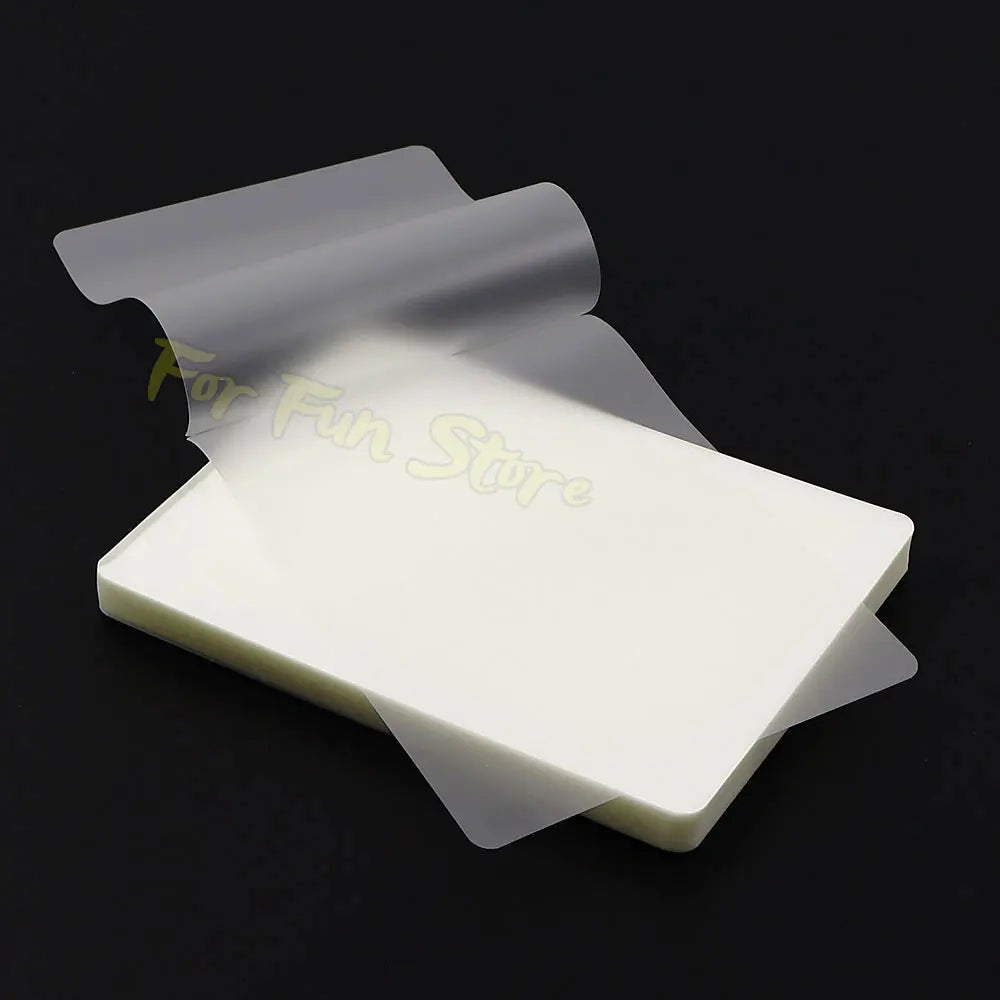 For Fun 3/4/5/6 Inch 100 Sheets 60 Mic Thermal Laminating Film PET Plastic Film For Photo/Card/Picture Hot Laminator Film