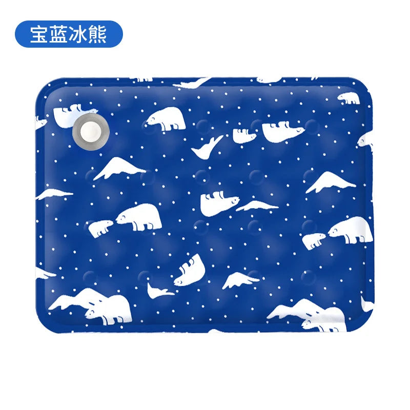 Cooling Pad Ice Mat Summer Pet Dry Ice Crystal Powder Water Injection Dog Cat Cool Mat