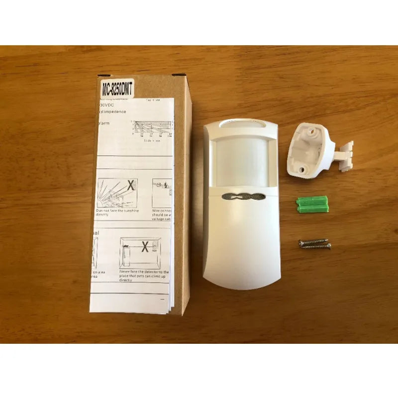 MC-8250DMT Wired PIR Motion Detector Wired PIR Sensor Pet Immunity Compatible With All Alarm Host which has 12V Wired Port