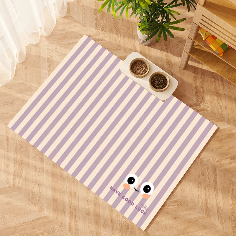 VIKAMA Pet Floor Mat Pvc Waterproof Easy To Take Care Of Dog And Cat Place Mat Dog Cage Sleeping Mat Non-Slip Insulation Mat