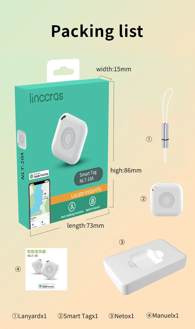 Pet Anti-Lost GPS Tracker Bluetooth-compatible Smart Wearable Waterproof Locator Real-time Tracking Dog Cat Collar Find Device