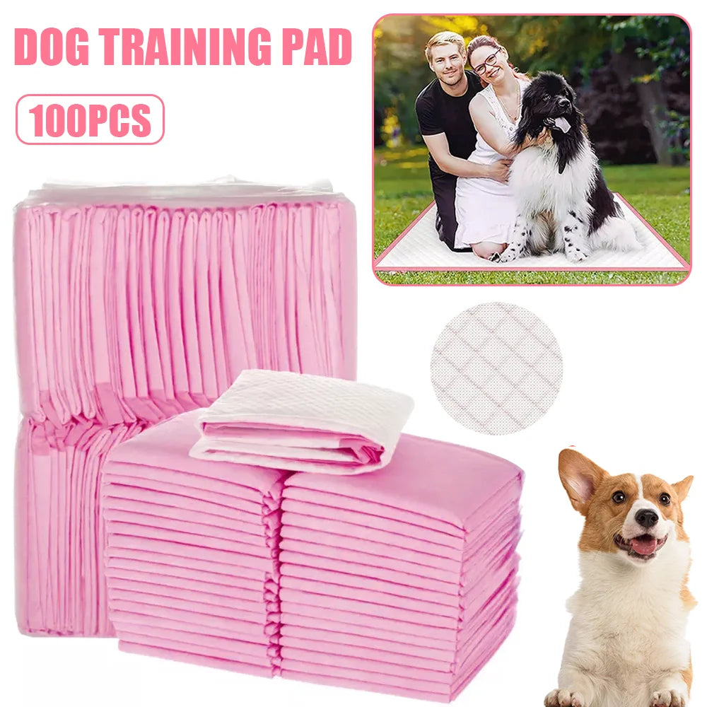 Pets Disposable Training Pads, Super Absorbent Pet Diapers, 5layer Efficient Water Absorption Design, Dog Cat Disposable Pee Pad