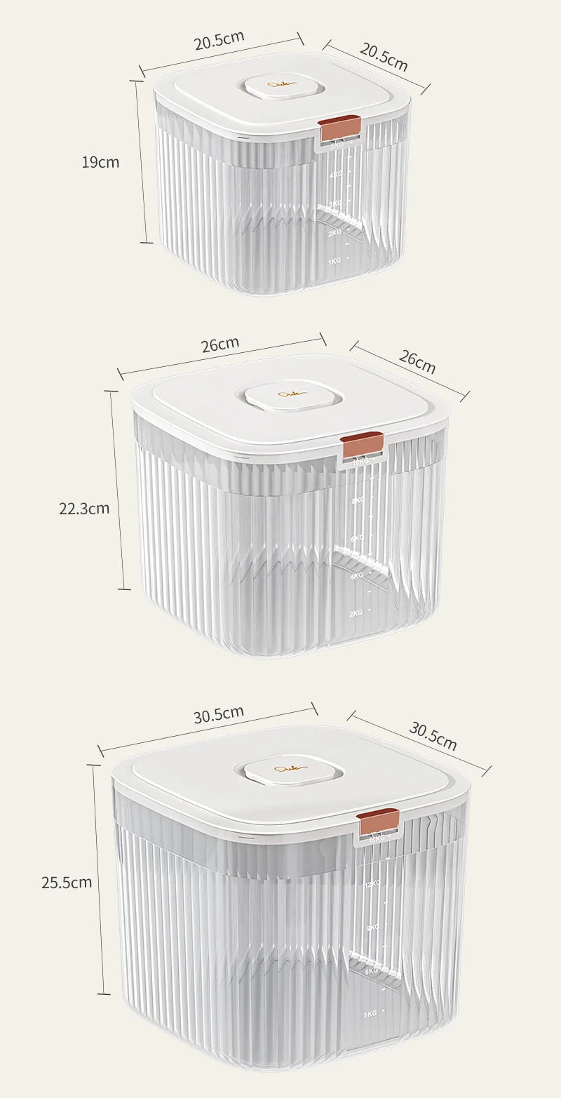 Pet Food Storage Bucket Dog Food Bucket Moisture-proof Storage Cat  Box With Lid