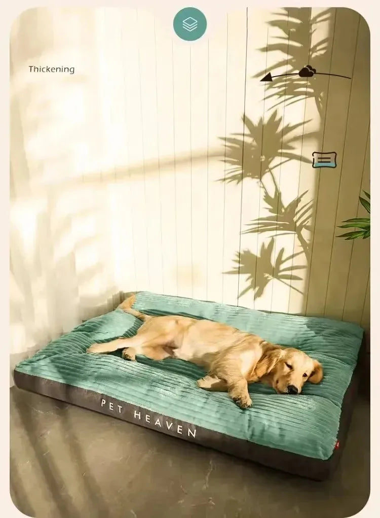 Big Dog Mat Corduroy Pad for Medium Large Dogs Oversize Pet Sleeping Bed Big Thicken Dog Sofa Removable Washable Pet Supplies