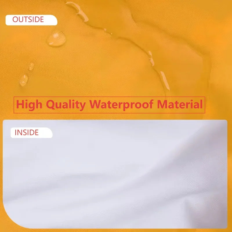 Pet Dog Waterproof Coat Puppy Hooded Jacket for Rainy Day Outdoor Dog Raincoat Reflective Clothes for Small Medium Large Dogs