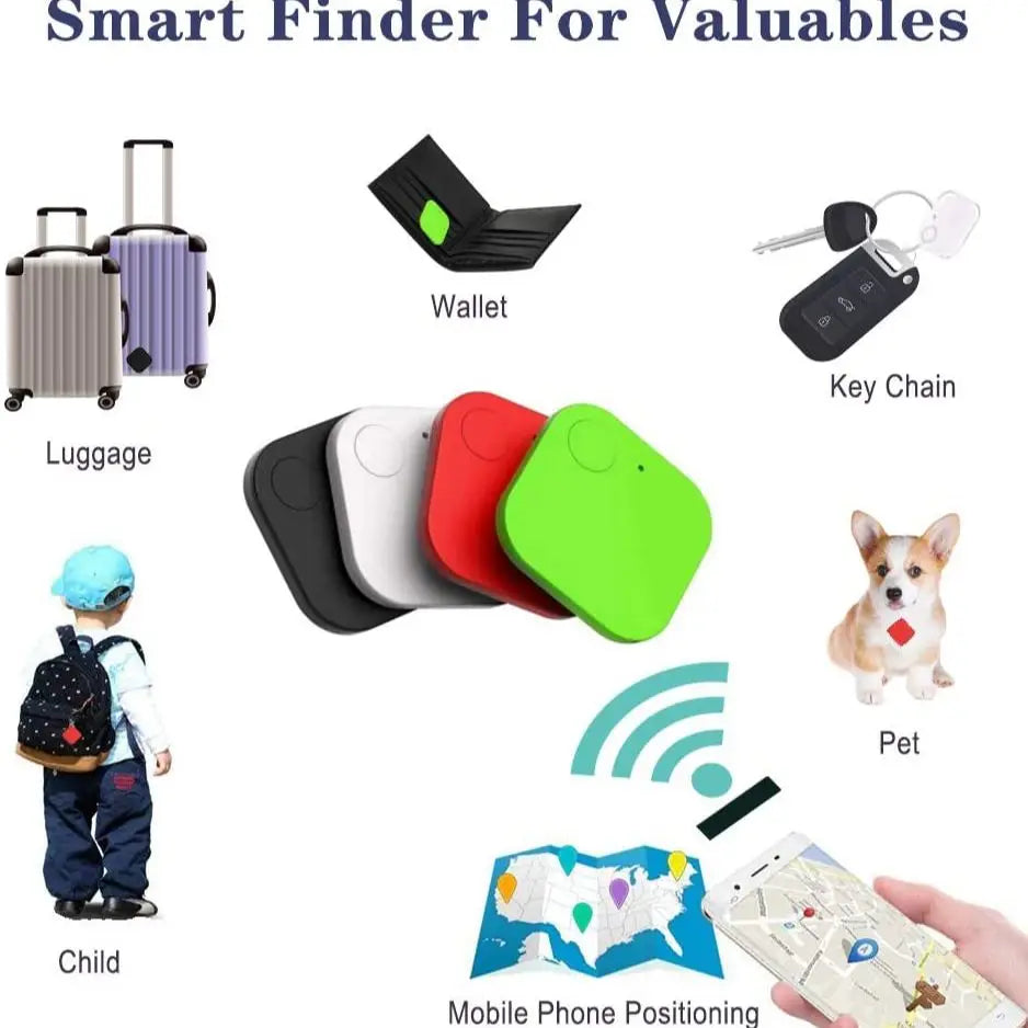 Mini Portable Tracking Electronic Pet Dog Key Finder Pet Cat Tracker Location Smart Pet Wallet items Tracker Anti-lost Alarm