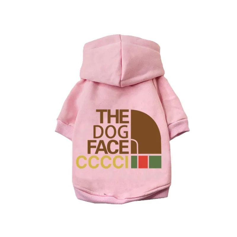 Dog Hoodie Pet Jacket Autumn Winter Outdoor Clothes Small Medium Dog Sweater French Bulldog Warm Luxury Designer Dogs Clothes