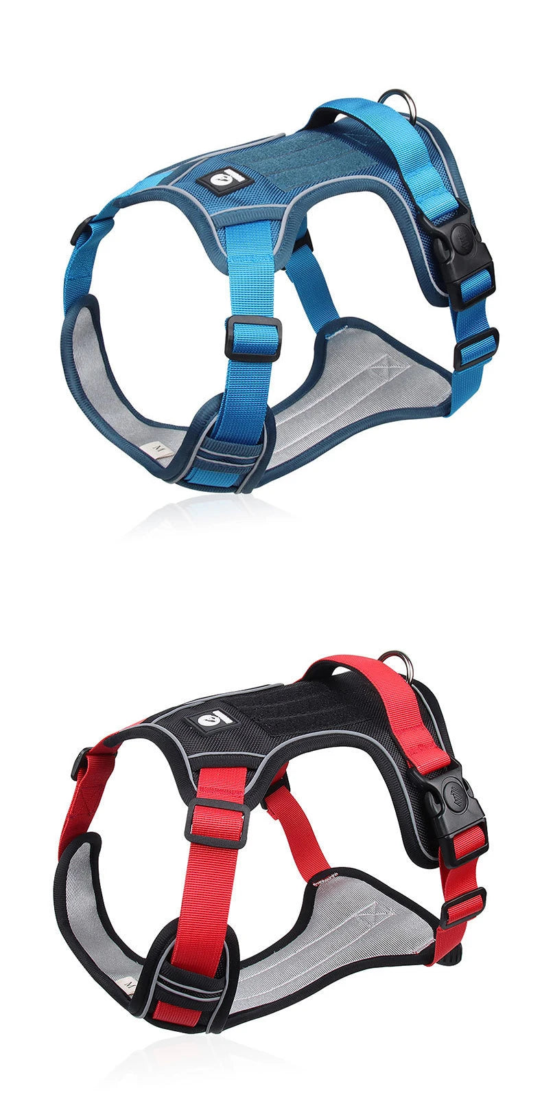 Dog Harness Reflective Midium Large Dogs Tactical Vest Big 1680D Waterproof Oxford Cloth Dog Harnesses Pet Accessoires Supplies