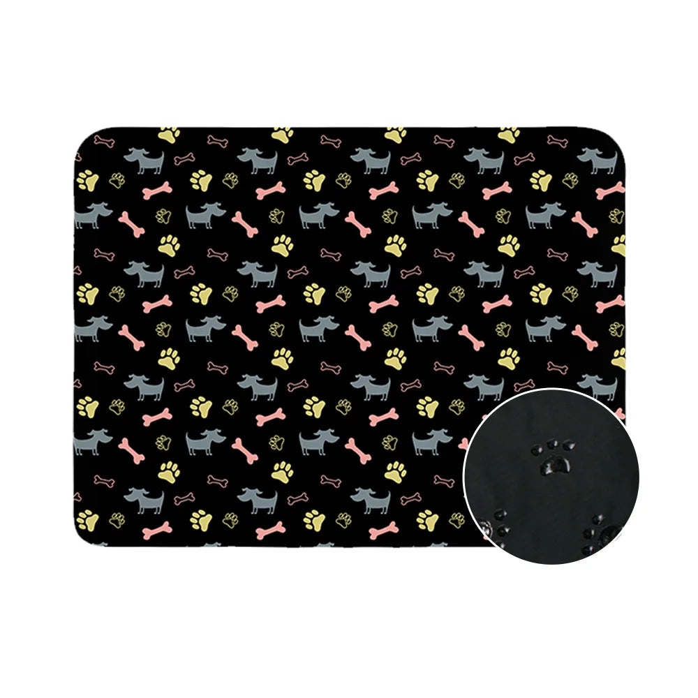 Reusable Dog Pee Pad Blanket Absorbent Diaper Washable Puppy Training Pad Pet Bed Urine Mat for Pet Car Seat Cover Pet Supplies