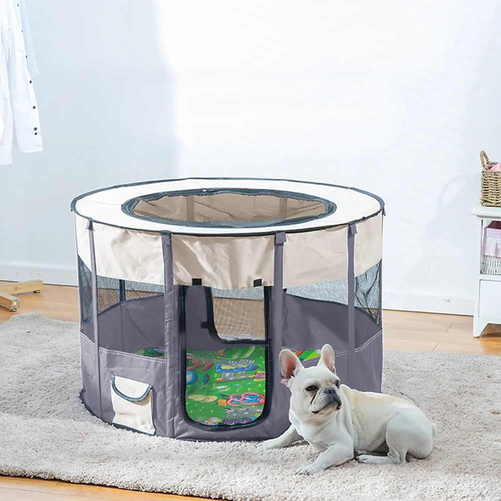 Tieker Foldable Cat Delivery Room Pet Supplies Cat Bed Portable Pet Tent Breathable Cat and Dog Dual-purpose Tent