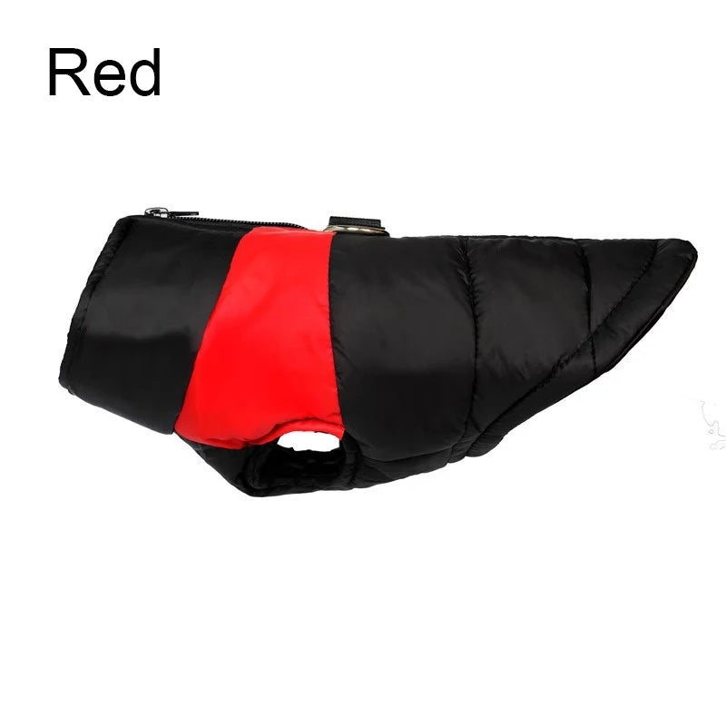 Waterproof Pet Dog Puppy Vest Jacket Winter Warm Dog Clothes Waterproof Pet Vest Zipper Jacket Coat For Small Medium Large Dogs