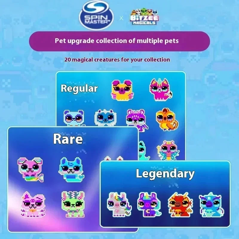 Original Bitzee Magicals Electronic Interactive Fantastical Digital Friends Pet Touch React  Toys Virtual Game Smart Girls Toys