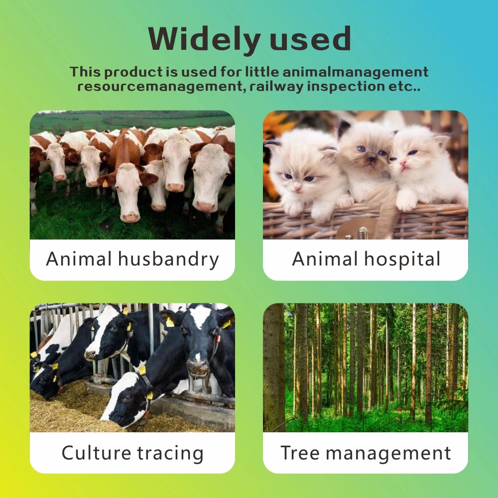 Bluetooth Iso11784/5 Fdx-b Animal Pet Id Reader Chip Transponder Usb Rfid Handheld Microchip Scanner For Dog,cats,horse