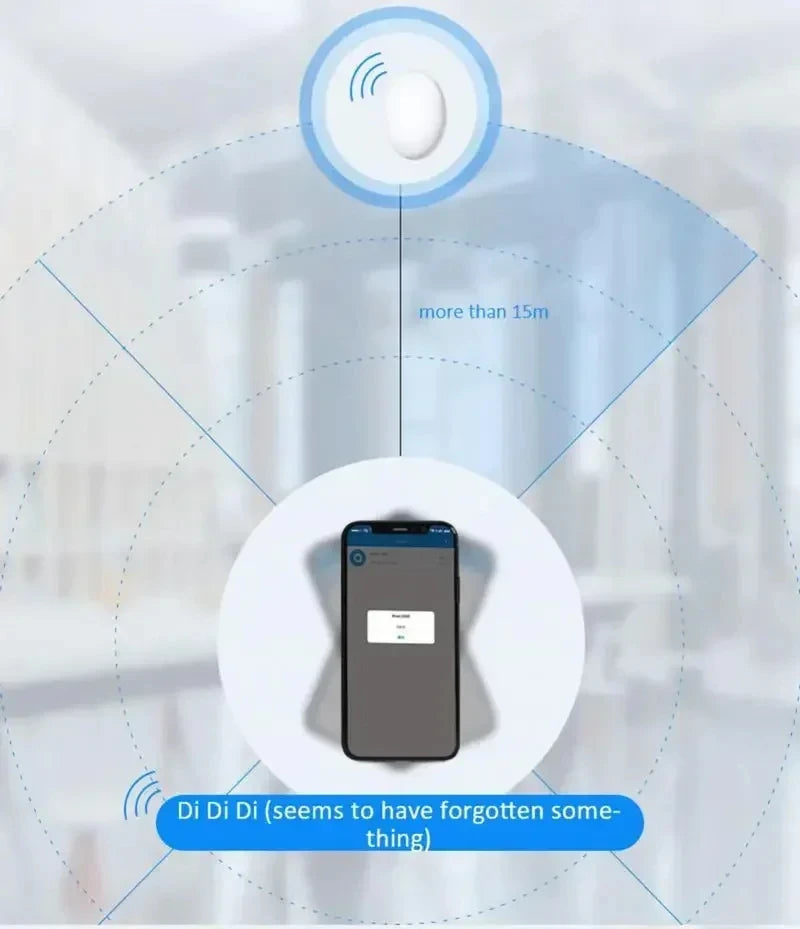Mini Smart GPS Tracker System For FindMy App Smart Bluetooth 5.3 Locator Child Finder Bag Anti-Loss Pet Collar with Tracker